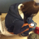 A daring cameraman records an unsuspecting girl taking a piss and a shit in a public restroom while playing with her cell phone. Pooping sounds cannot be heard, but there is some nice wiping action and a glimpse of her shit in the toilet. 2.5 minutes.